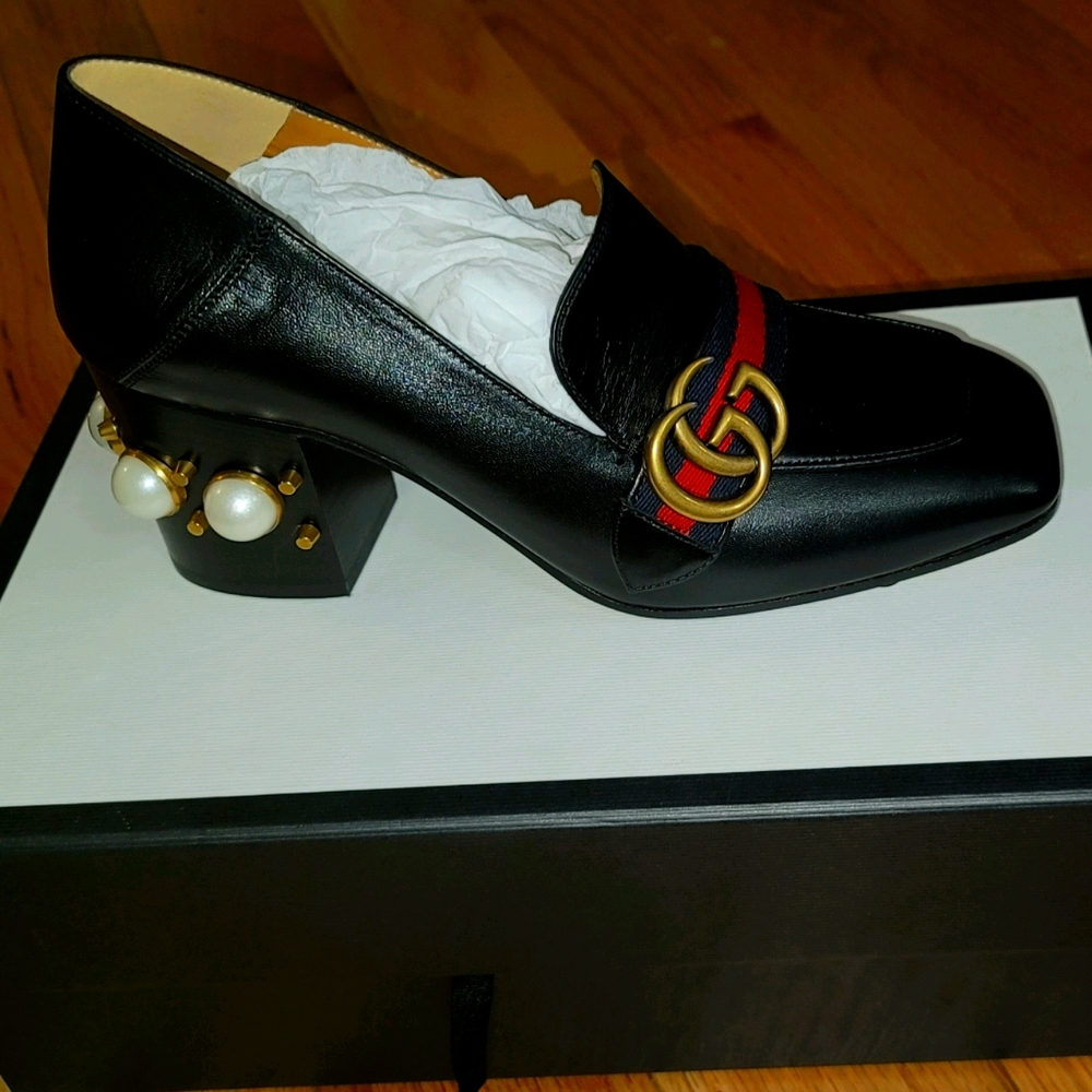 Gucci Peyton Pearl Pumps